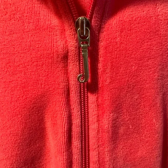 Juicy Pink Velour Jacket and Pants Set - Picture 3 of 9